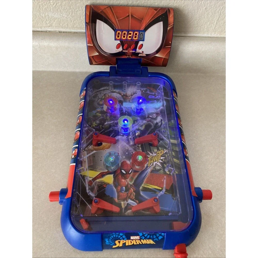 Lexibook Spider-Man Table Electronic Pinball Action Game With Lights!